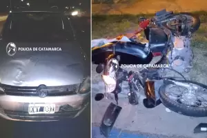 Violento accidente en la zona sur de la Capital