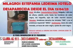 Buscan a una menor de 16 aos desaparecida
