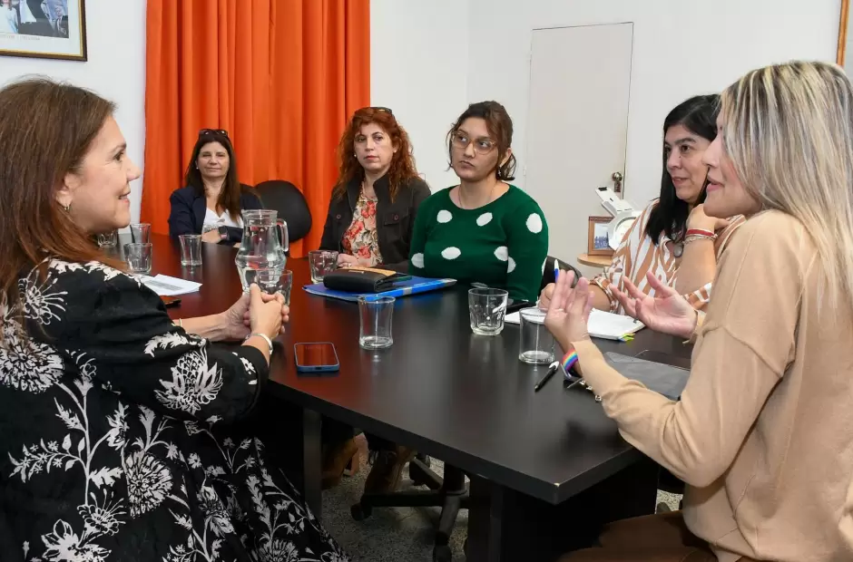 Centurin y Ginocchio con padres de alumnos includos