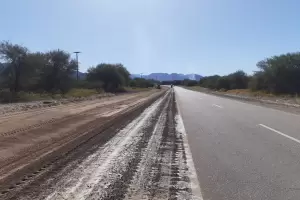 Por trabajos, solicitan transitar con precaucin en Ruta Nacional 40