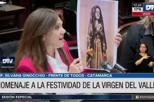 Diputados: Ginocchio homenaje a las festividades de la Virgen del Valle