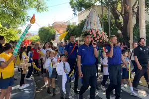 Ms de 500 nios participaron en la 1 Peregrinacin Mariana Infantil