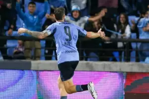 Con un gol de Vegetti, Belgrano venci a Newell's y qued como escolta de River Plate