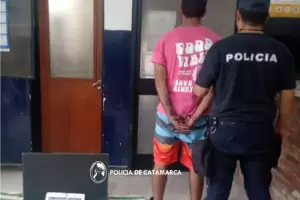 Recuperan televidor sustrado y aprehenden al ladrn