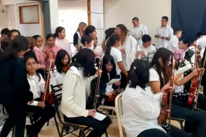 La Orquesta de Educacin brind un concierto didctico para alumnos de Valle Chico