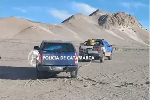 Rescataron a turistas que quedaron varados en el Campo de Piedra Pmez