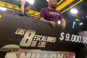 Sigue la emocin en Los 8 escalones: Mariano alcanz los $9 millones para costear el tratamiento de su hija