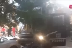 El micro de River Plate choc contra vehculos estacionados en Tucumn en la previa ante el Decano
