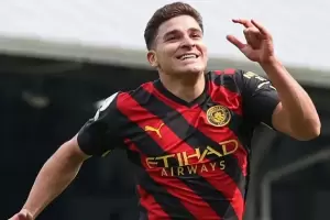 Julin lvarez hizo su mejor gol en el Manchester City y se viraliz