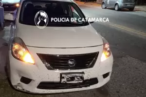 Conductor choc, fue detenido en Las Rejas, huy y termin detenido