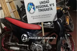 Operativo en Tinogasta: secuestran una motocicleta