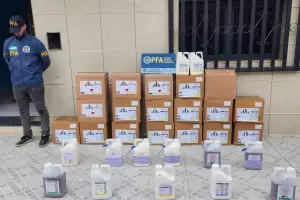 La Polica Federal Argentina desbarat una red de falsificacin de agroqumicos que operaba en distintos puntos del pas