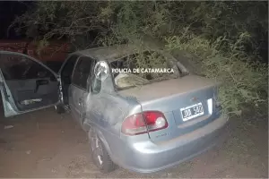 Accidente en la Ruta Nacional N40: Un auto volc en Salado