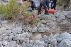 Bomberos rescataron a un trabajador herido en Quebrada de Jujuil