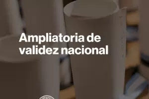 Ampliatoria de validez nacional para la tecnicatura superior en desarrollo de software