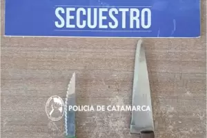 Dos violentos fueron aprehendidos luego de intentar apualarse