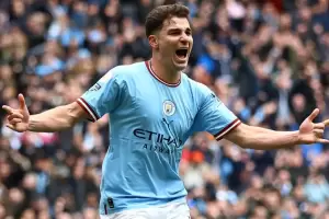 Julin lvarez fue protagonista de un gol y una asistencia en el primer amistoso de pretemporada del Manchester City