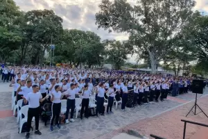 Por segundo ao consecutivo alumnos de los institutos policiales peregrinaron hasta F.M.E