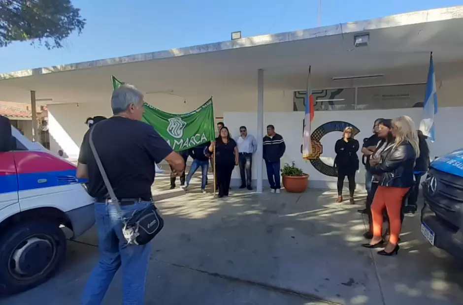 ATE Salud en el Ministerio de Salud - Foto Mauricio Espinoza
