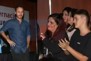 Bautista Vicua acompa a su pap en la presentacin de su libro sobre Blanca y conmovi a todos