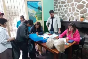 Venta de fibra de vicua legal: Medio Ambiente visit comunidades del interior