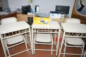 Educacin entreg equipamiento al IES de Santa Mara