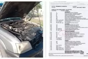 Bomberos Voluntarios de Chumbicha solicitan colaboracin para reparar su nica unidad mvil