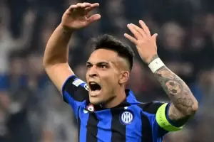 La reaccin de Lautaro Martnez en redes sociales despus del triunfo de Racing sobre Independiente