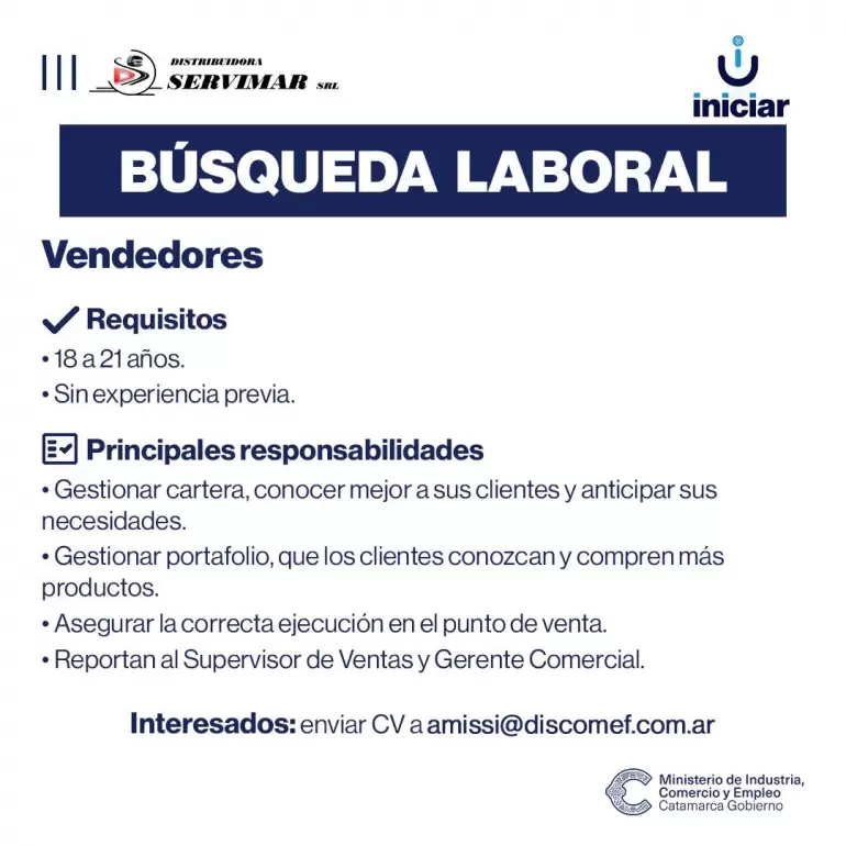 oportunidad laboral