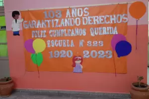 Celebraron el103 aniversario a la Escuela N323 "Juan Alfonso Carrizo"
