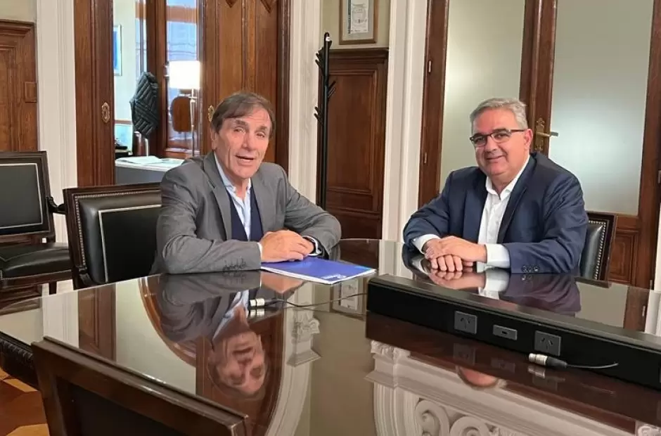 Jalil y el presidente de la CONEAU, Nstor Pan