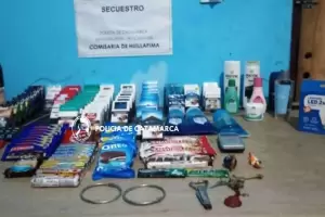 Recuperaron en Concepcin elementos que haban sido robados en un comercio en Huillapima