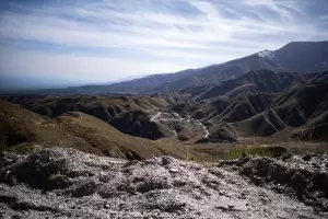 Jalil recorri la traza de la nueva Ruta 14 que estar habilitada en los prximos meses