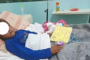 Virginia, la pequea protagonista de una campaa conmovedora en el hospital de Andalgal