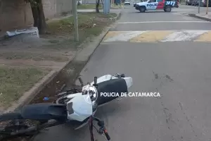 Siniestro vial dej a una mujer herida en zona norte