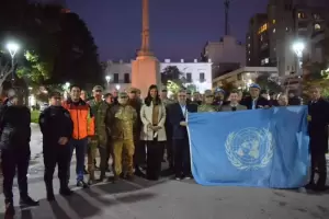 Jalil en el acto del 213 Aniversario del Ejrcito Argentino