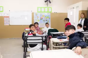 Alumnos de la Escuela del B Los Ceibos regresaron a la presencialidad de 1 a 6 grado