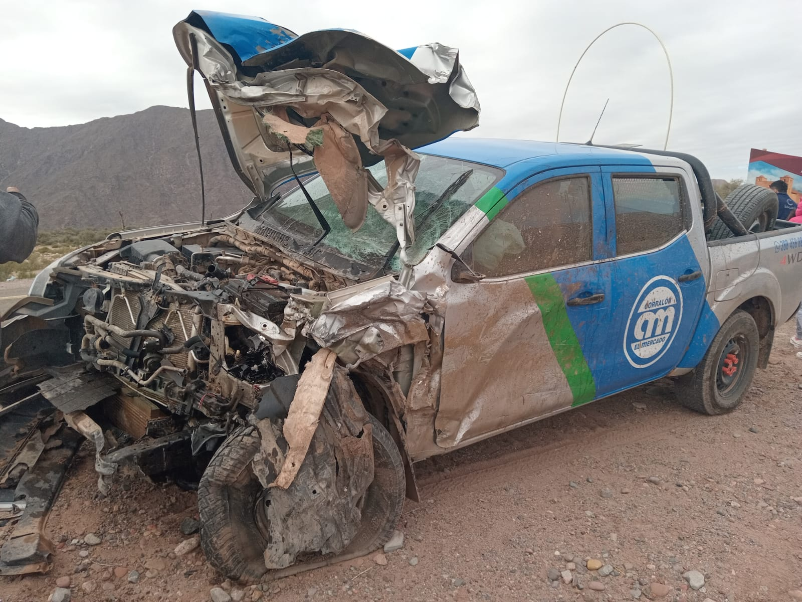 El conductor de una camioneta murió en la Ruta 60, en un tremendo ...