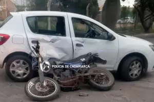 Choque en Fray Mamerto Esqui� dej� un joven herido