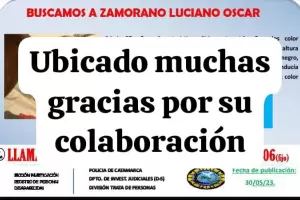 Encontraron con vida al hombre desaparecido que era buscado intensamente