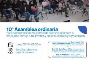 10 asamblea ordinaria de opcin de nivel Secundario