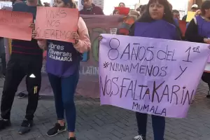 Amigos y familiares de Karina Chazarreta reclamaron justicia