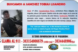 Buscan intensamente a un adolescente que se fug del Hogar Huaina Huasi