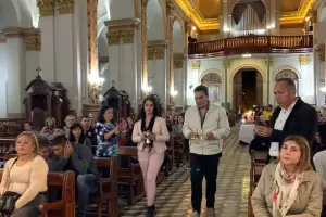 Periodistas celebraron su da a los pies de la Madre del Valle