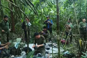 Encontraron a los cuatros nenes colombianos que se perdieron en la selva