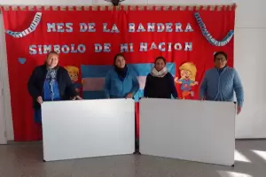 Entregaron insumos a la Escuela Secundaria N11 "Abel Acosta"