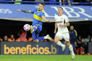 Boca rescat un empate ante Lans con gol de Benedetto sobre la hora