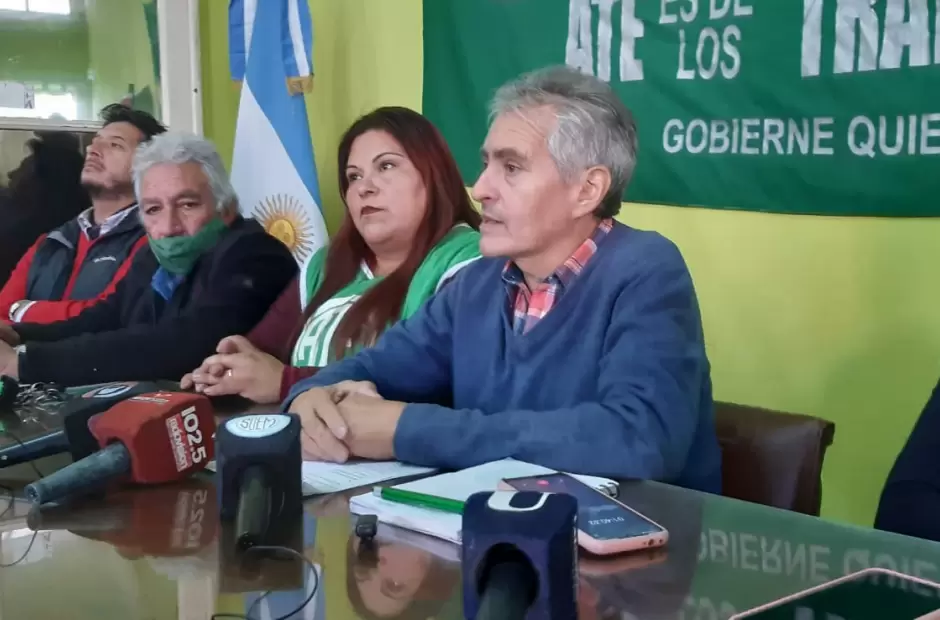 Ricardo Arvalo, ATE / Foto Mauricio Espinoza