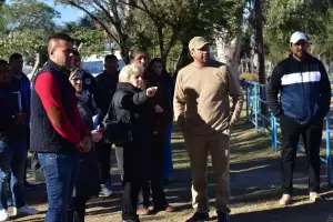 Una visita importante pensando en la nueva pista de atletismo