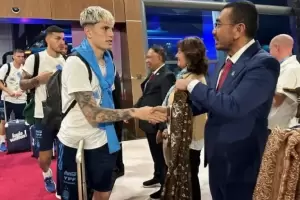 La Seleccin Argentina lleg a Indonesia para el segundo amistoso